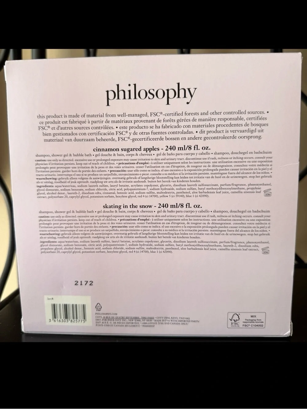 Philosophy season surprise